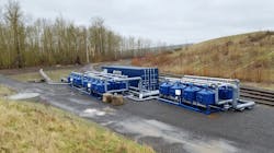 In the fall of 2018, Clear Water designed and installed a permanent 3,600 gallon per minute Chitosan Enhanced Sand Filtration (CESF) system, including chitosan dosing, pH adjustment, and 24 sand filtration units. In the fall of 2018, Clear Water designed and installed a permanent 3,600 gallon per minute Chitosan Enhanced Sand Filtration (CESF) system, including chitosan dosing, pH adjustment, and 24 sand filtration units.