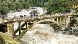 During January 2017, a rain-on-snow event caused flooding along the South Fork of the Yuba River in California. During January 2017, a rain-on-snow event caused flooding along the South Fork of the Yuba River in California.