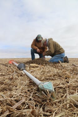 In a partnership between the Lower Loup NRD in Ord, and the Central Platte NRD in Grand Island, relay nodes are installed in farm fields in Buffalo County. The nodes track water recharge and the effect that cover crops have on that recharge. In a partnership between the Lower Loup NRD in Ord, and the Central Platte NRD in Grand Island, relay nodes are installed in farm fields in Buffalo County. The nodes track water recharge and the effect that cover crops have on that recharge.