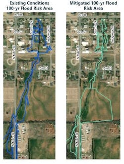 While 2-dimensional maps are great at showing the horizontal component of flood reach, they fail to represent the dangers posed by water velocity and depth.