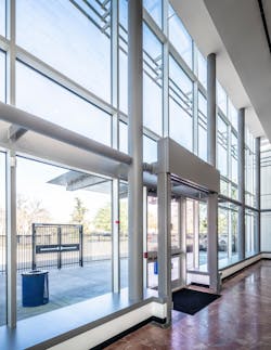 A dry floodproofing system can either make the structure watertight below a certain level or use a protective barrier. A dry floodproofing system can either make the structure watertight below a certain level or use a protective barrier.