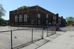 The playground before improvements.