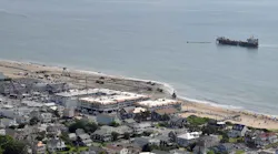 The U.S. Army Corps of Engineers Philadelphia District and its contractor conduct dredging and beachfill operations in Bethany Beach, Del. in 2018.