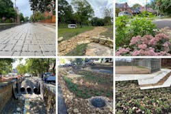 Clockwise from top left: Maryland Avenue, Woodland Road, Wightman Park Phase Two, Volunteers Field, Lawn and Ophelia, and Thomas and McPherson projects. Clockwise from top left: Maryland Avenue, Woodland Road, Wightman Park Phase Two, Volunteers Field, Lawn and Ophelia, and Thomas and McPherson projects.
