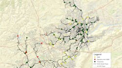 LCA’s Flow Meter Locations LCA’s Flow Meter Locations