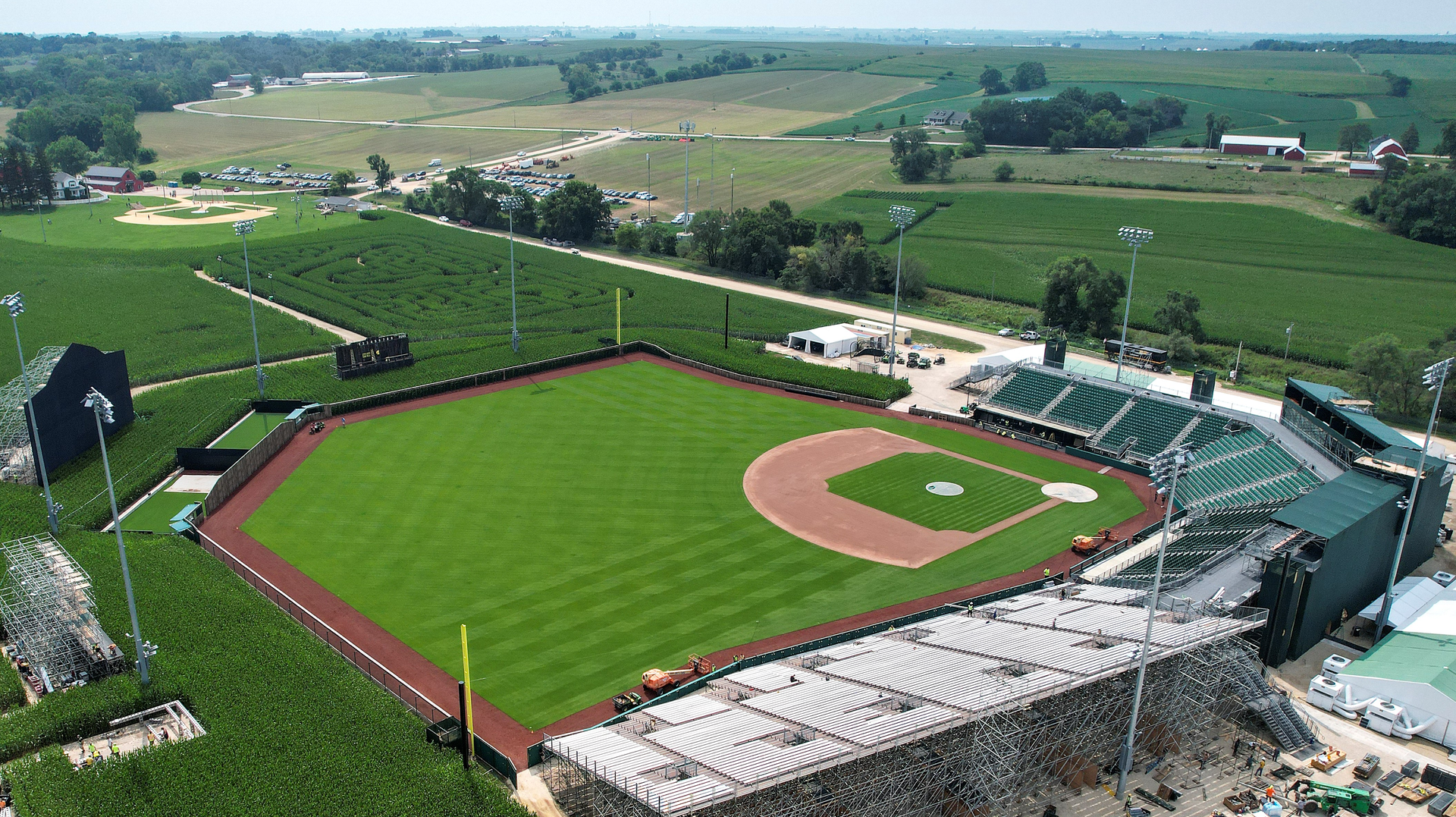 The completed stadium