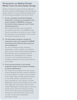 Links: (1) Guillaume Mauger, (2) Projected Changes in Extreme Precipitation Tool, (3) Heavy Precipitation Projections Tool Links: (1) Guillaume Mauger, (2) Projected Changes in Extreme Precipitation Tool, (3) Heavy Precipitation Projections Tool