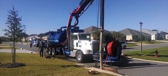 Storm Water Pipe Cleaning at Retirement Facility in Florida