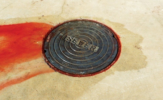 1654812274264 Dyetestshowinginflowbeforeinstallationofsewersentry Casestudyforstormwaters