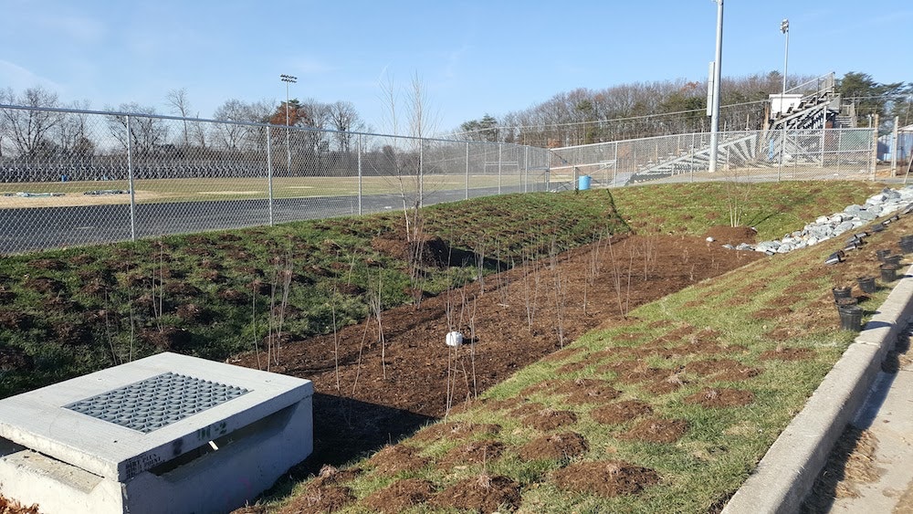1654812887114 Micro Bioretention Facility High Point High School Prince Georges Coun