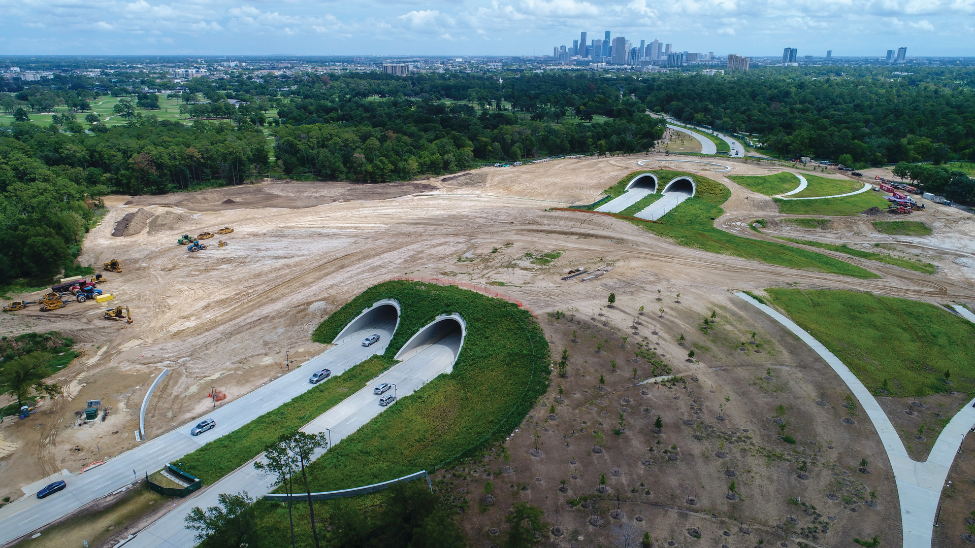 Memorial Park Land Bridge and Prairie
