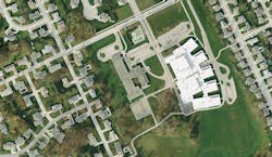 Generated with lidar and high-resolution imagery, this map displays the impervious surfaces on residents' and commercial property owners' land in Erie County, Ohio. Generated with lidar and high-resolution imagery, this map displays the impervious surfaces on residents' and commercial property owners' land in Erie County, Ohio.