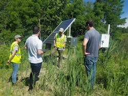 “08 Pond,” a wet detention pond, collects runoff from 131.5 acres, “08 Pond,” a wet detention pond, collects runoff from 131.5 acres,