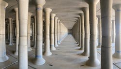 The underground infiltration system at Williams Ranch was originally designed as a plastic arch system that had an larger footprint. The underground infiltration system at Williams Ranch was originally designed as a plastic arch system that had an larger footprint.