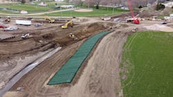 To remove most of the town from the floodplain, the USACE Omaha District widened a 1.5 mile segment of Middle Logan Creek. To remove most of the town from the floodplain, the USACE Omaha District widened a 1.5 mile segment of Middle Logan Creek.