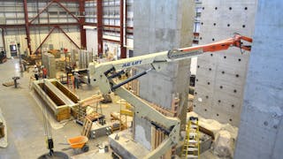 Top photo: View of the KU West Campus Structural Testing Facility. Credit: Courtesy Caroline Bennett.