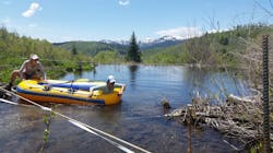 Researchers measured the size, shape and depth and analyzed soil and water chemistry of a beaver pond system in the Bear River Mountains north of Salt Lake City. Researchers measured the size, shape and depth and analyzed soil and water chemistry of a beaver pond system in the Bear River Mountains north of Salt Lake City.