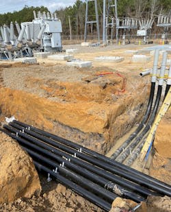 The City of Orangeburg Department of Public Utilities constructed a new underground link between its substation and distribution network. The City of Orangeburg Department of Public Utilities constructed a new underground link between its substation and distribution network.