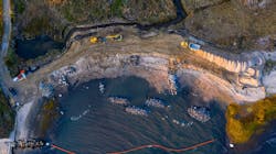 A two-dimensional numerical wave model (SWAN) was used to determine the need for wave attenuation and inform placement of the living shoreline features. A two-dimensional numerical wave model (SWAN) was used to determine the need for wave attenuation and inform placement of the living shoreline features.