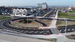 Beach 108th in Rockaway has been rebuilt with new streets and sidewalks plus advanced stormwater drainage that includes porous pavement.