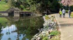 The Hollenbeck Park Lake Rehabilitation Project is expected to capture 347.7 acre-feet of runoff annually.