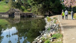 The Hollenbeck Park Lake Rehabilitation Project is expected to capture 347.7 acre-feet of runoff annually. The Hollenbeck Park Lake Rehabilitation Project is expected to capture 347.7 acre-feet of runoff annually.
