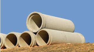 Concrete drainage pipes