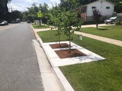 Four types of stormwater BMPs were constructed in existing roadside facilities to collect as much first-flush runoff as possible. Four types of stormwater BMPs were constructed in existing roadside facilities to collect as much first-flush runoff as possible.