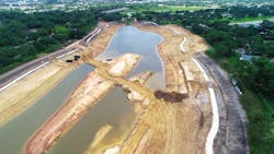 Aerial view of Exploration Green Detention Facility construction site Aerial view of Exploration Green Detention Facility construction site