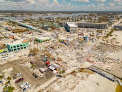 When Hurricane Ian made landfall in Florida on Sept. 28, 2022, it slammed the coastline as a Category 4 hurricane with maximum sustained winds of 155 mph. When Hurricane Ian made landfall in Florida on Sept. 28, 2022, it slammed the coastline as a Category 4 hurricane with maximum sustained winds of 155 mph.