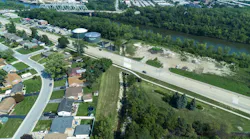 Improvements on the Crestwood Drainage Ditch, or Laramie Creek, extend from 135th Street to the Cal-Sag Road, improving local water quality and protecting neighbors from flooding.