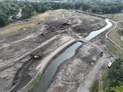This site was chosen as it is one of the only non-residentially developed parcels in one of the most low-lying flood prone areas. This site was chosen as it is one of the only non-residentially developed parcels in one of the most low-lying flood prone areas.