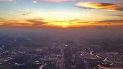 Confluence of Buffalo and Brays Bayous in Houston, Texas - August 2021 Confluence of Buffalo and Brays Bayous in Houston, Texas - August 2021