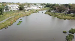 Drone footage of the Staten Island bluebelt network after Tropical Storm Ophelia, September 30, 2023. Credit: DEP