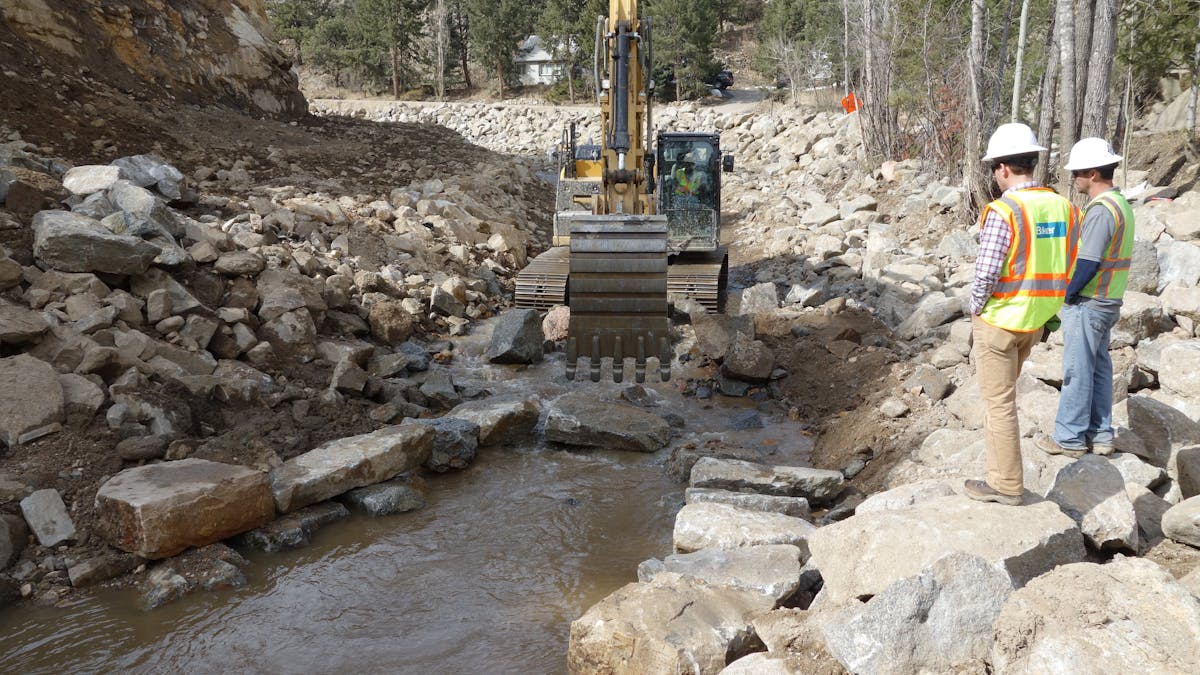 An interdisciplinary team worked to restore and enhance the resiliency of the stream network.