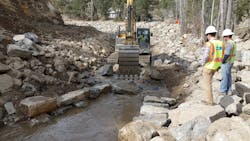 An interdisciplinary team worked to restore and enhance the resiliency of the stream network. An interdisciplinary team worked to restore and enhance the resiliency of the stream network.