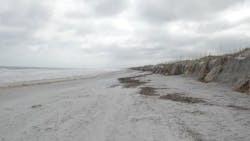 Beach erosion in Duval County, Florida. Beach erosion in Duval County, Florida.