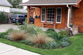 The 2023 guide explains how rain gardens can be used to meet the stormwater management requirements of new development posed by the Washington State Department of Ecology. Photo Credit: Rain Dog Designs, Gig Harbor, WA