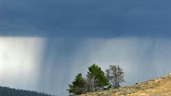 Cloudbursts are common in mountainous areas, such as in the Himalayan regions of India and Nepal, though they are becoming more common in North America.