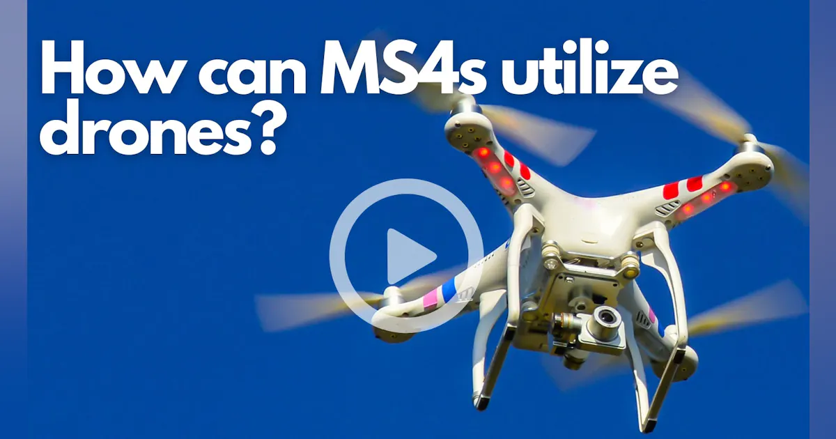 How can MS4s utilize drones? | Stormwater Solutions