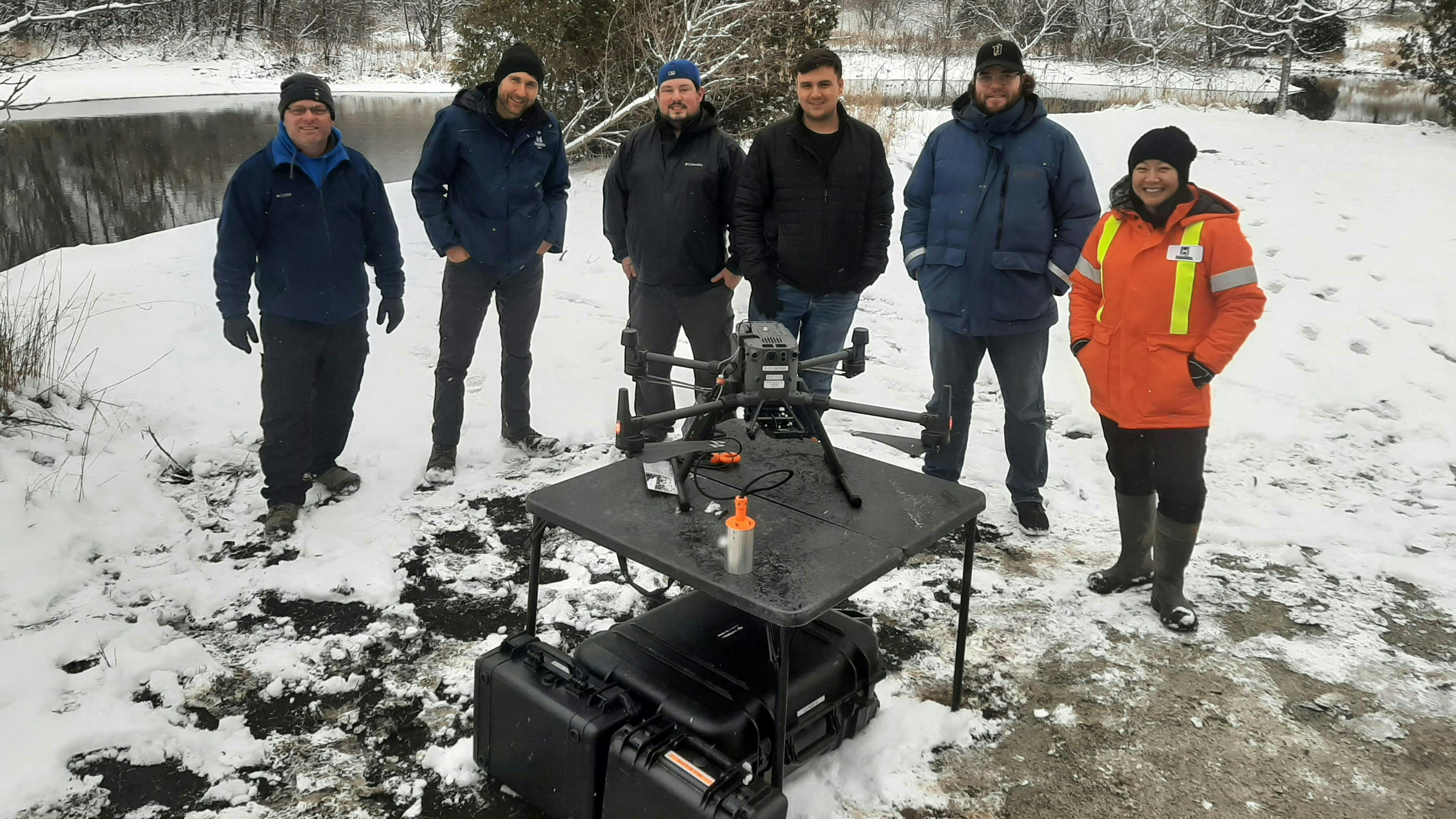 UISIC team with Hamilton Water team