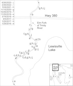 Figure 1: Study area, north-central Texas. Figure 1: Study area, north-central Texas.