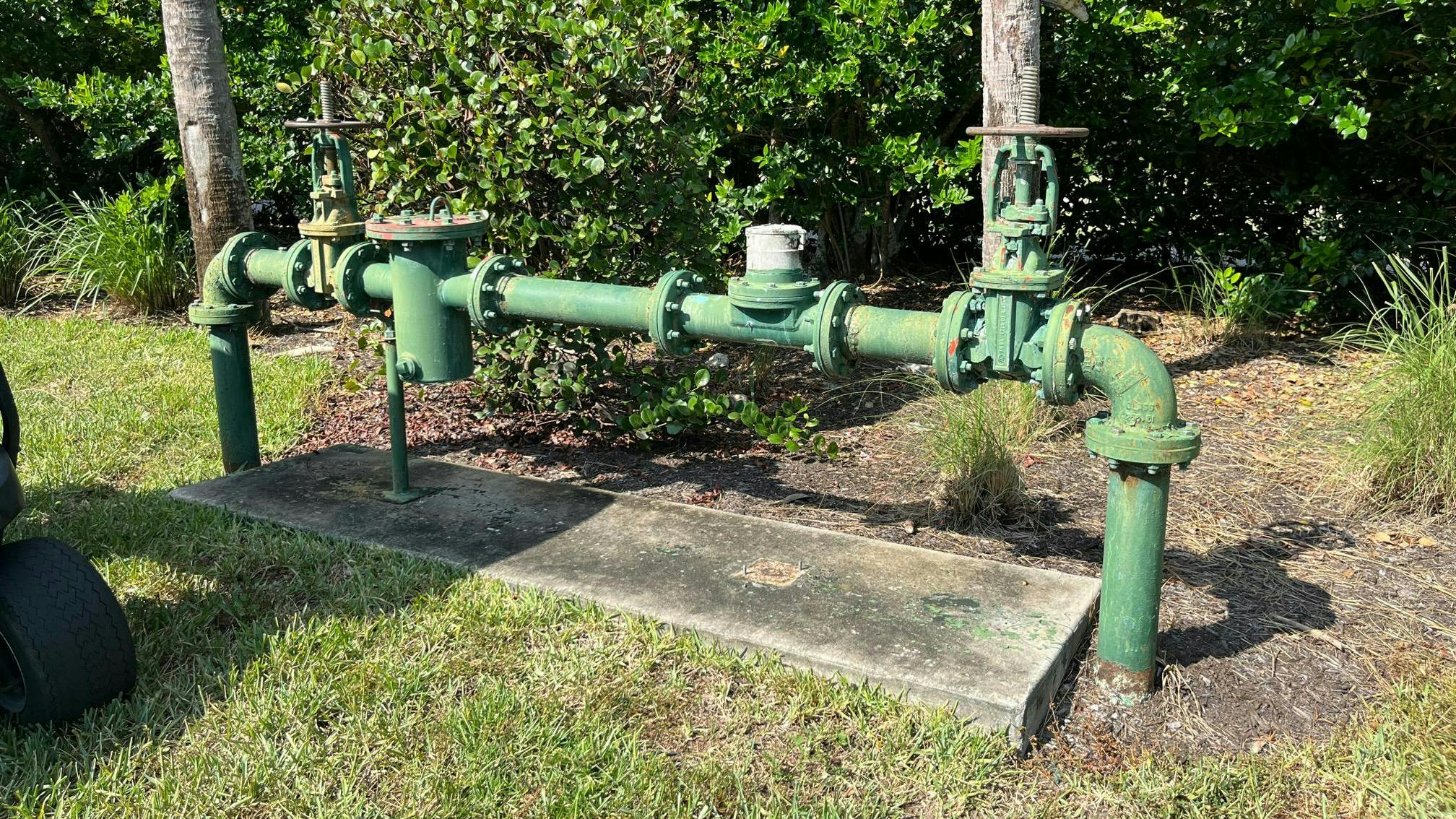 Figure 6 &ndash; Typical existing point of connection water reuse assembly.