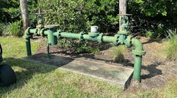 Figure 6 – Typical existing point of connection water reuse assembly. Figure 6 – Typical existing point of connection water reuse assembly.