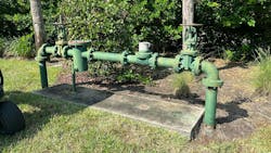 Figure 6 – Typical existing point of connection water reuse assembly. Figure 6 – Typical existing point of connection water reuse assembly.