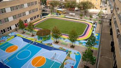 Trust for Public Land Ribbon Cutting PS 229 Maspeth. Photo credit: NYC Water. Trust for Public Land Ribbon Cutting PS 229 Maspeth. Photo credit: NYC Water.