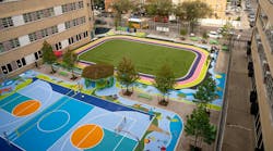 Trust for Public Land Ribbon Cutting PS 229 Maspeth. Photo credit: NYC Water. Trust for Public Land Ribbon Cutting PS 229 Maspeth. Photo credit: NYC Water.