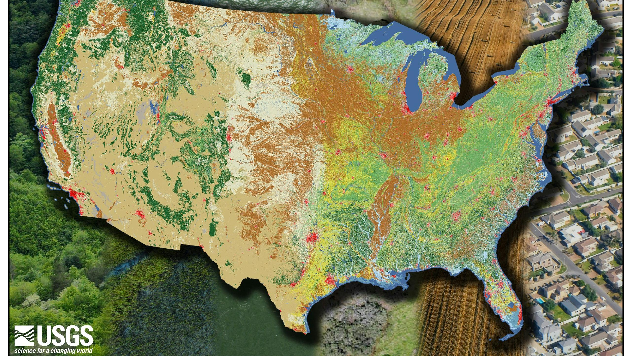Annual NLCD is a new generation of land cover mapping that offers annual land cover and land change science products nationwide with nearly four decades of data. Photo credit: USGS.