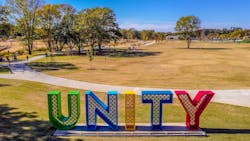 UNITY park sign in Greenville, South Carolina. UNITY park sign in Greenville, South Carolina.