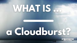 Thunderstorm cloudburst. The effective sky and lake Thunderstorm cloudburst. The effective sky and lake